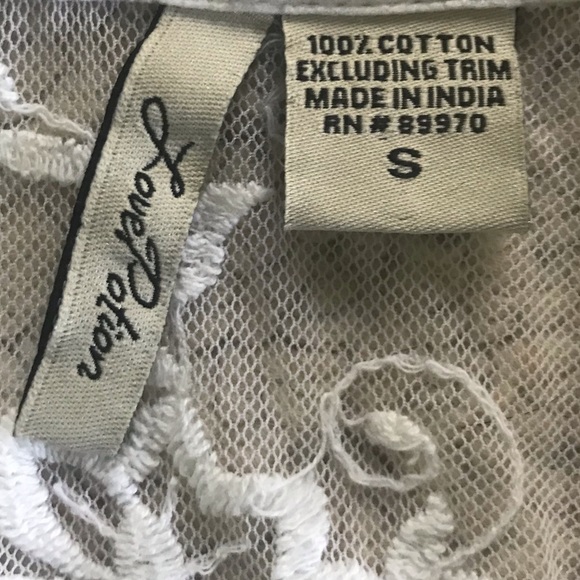 LovePotion Lace details Cotton Blouse Lightweight - Picture 7 of 10